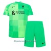 Conjunto (Camiseta+Pantalón Corto) Portero Liverpool Primera Equipación 2021/22 - Niño